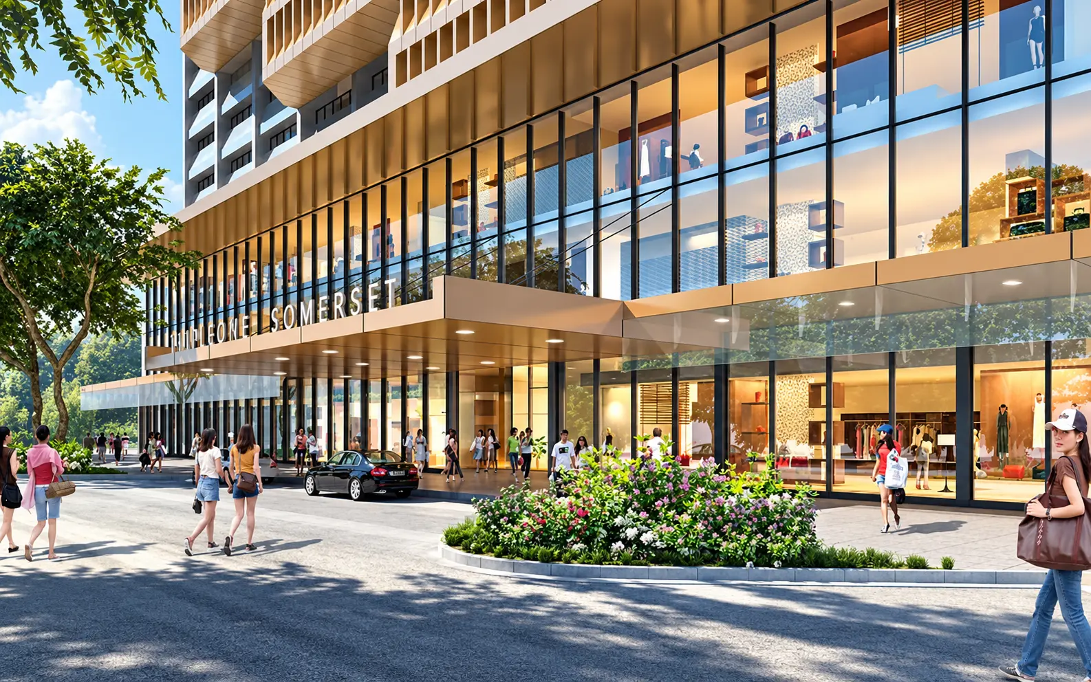 Exterior of the FotoCube office in Singapore